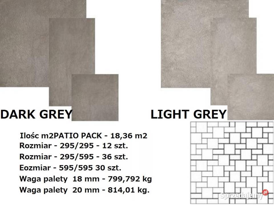gres stone effect paving patio pack 1836 m2 gat1 Gorzów Wielkopolski