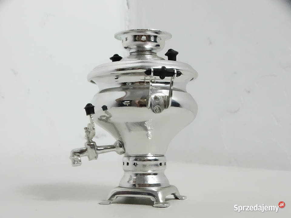 Świecznik Samowar Vintage Miniaturka na Małą