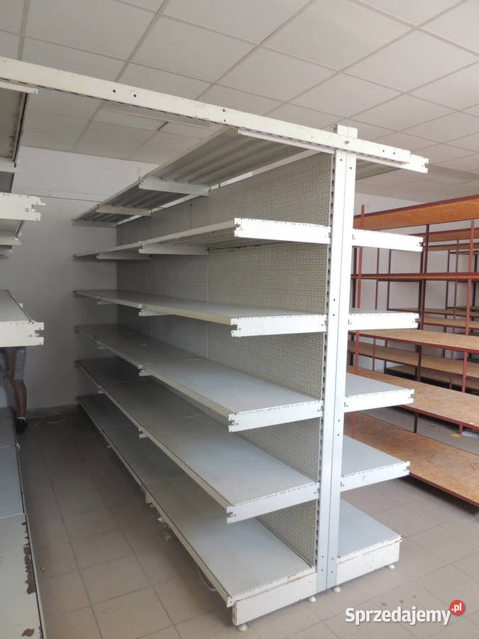 REGAŁ SKLEPOWY MAGAZYNOWY METALOWY GONDOLA mazowieckie Kadzidło