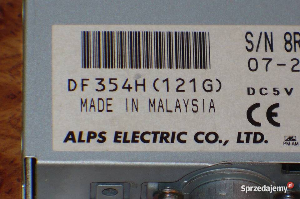 Napęd dyskietek FDD 35 Alps DF354H 121G czarny Lublin sprzedam