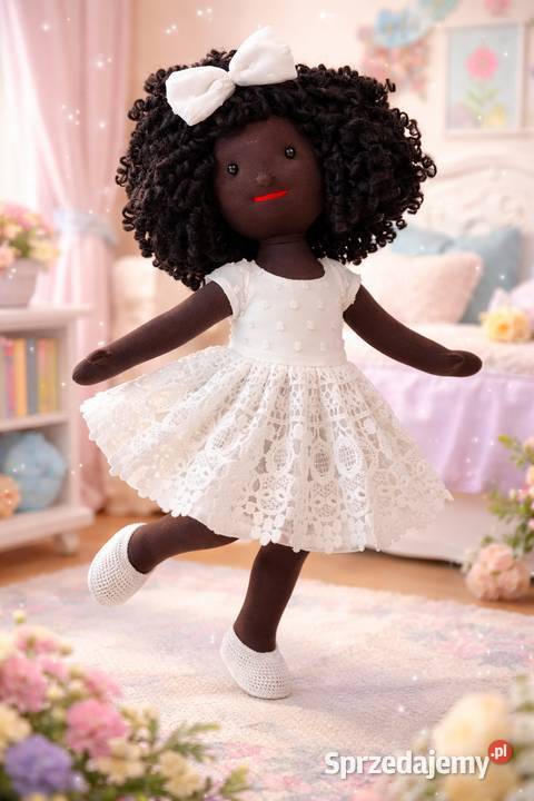 Lalka szmacianka murzynka pomorskie Lipnica