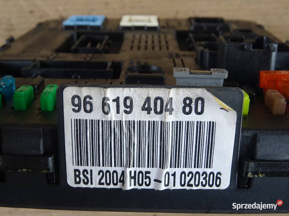 Moduł BSI 9661940480 Peugeot 307 Citroen C4 łódzkie Wieluń