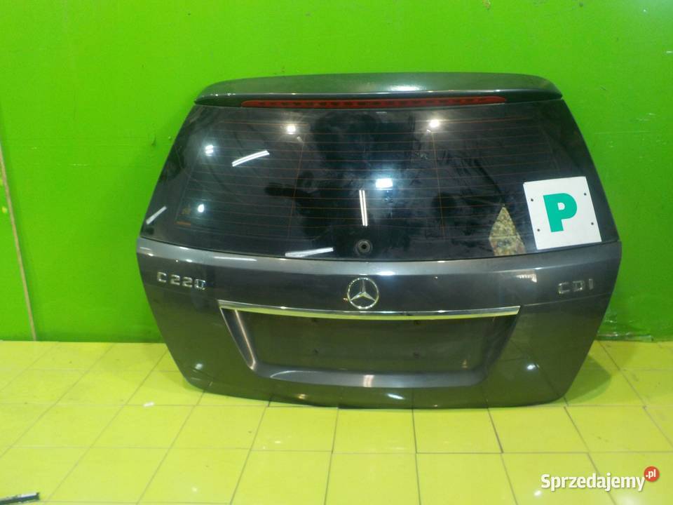 MERCEDES C W204 22 CDI 08r klapa tyl mazowieckie Suków