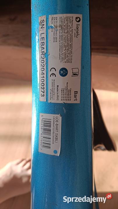 Lekki magnezowy Rowerek Biegowy Lionelo Bart Sky Lubin