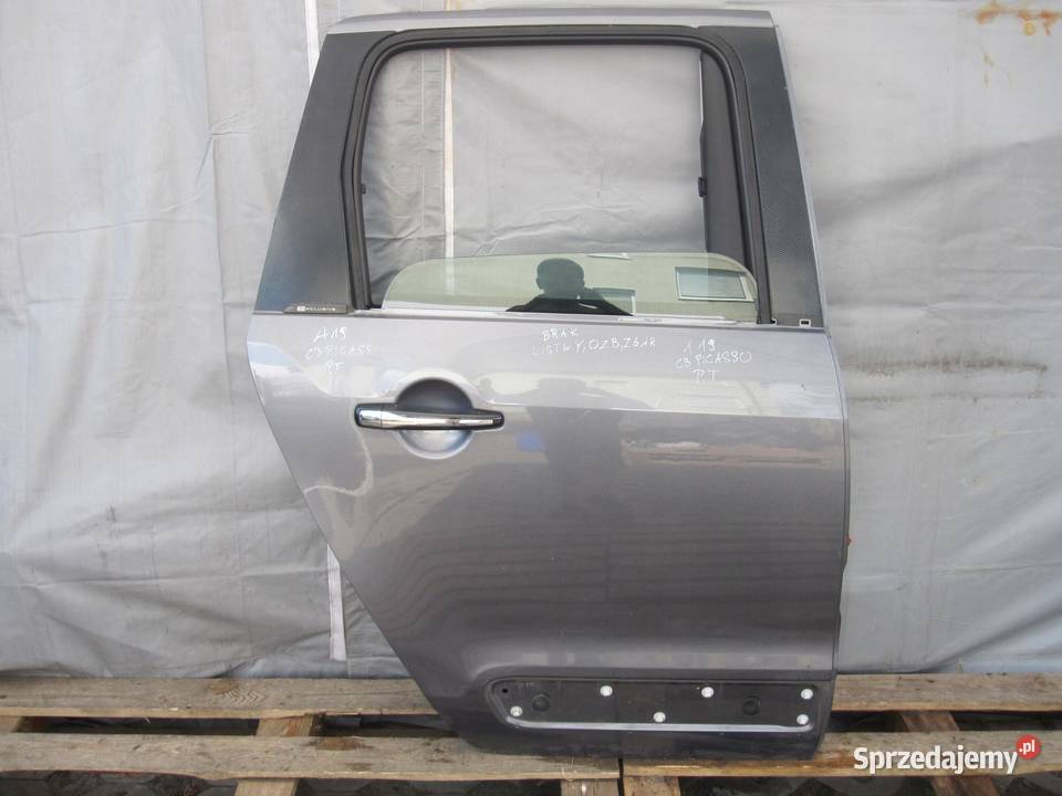 CITROEN C3 PICASSO 10r drzwi prawe tył osobowe