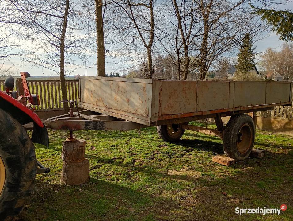 Przyczepa jednoosiowa masywna mocna Pińczów