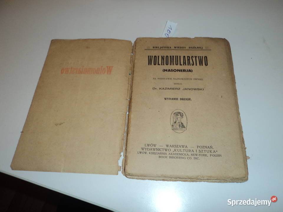 Wolnomularstwo Masoneria Dr Kazimierz Janowski