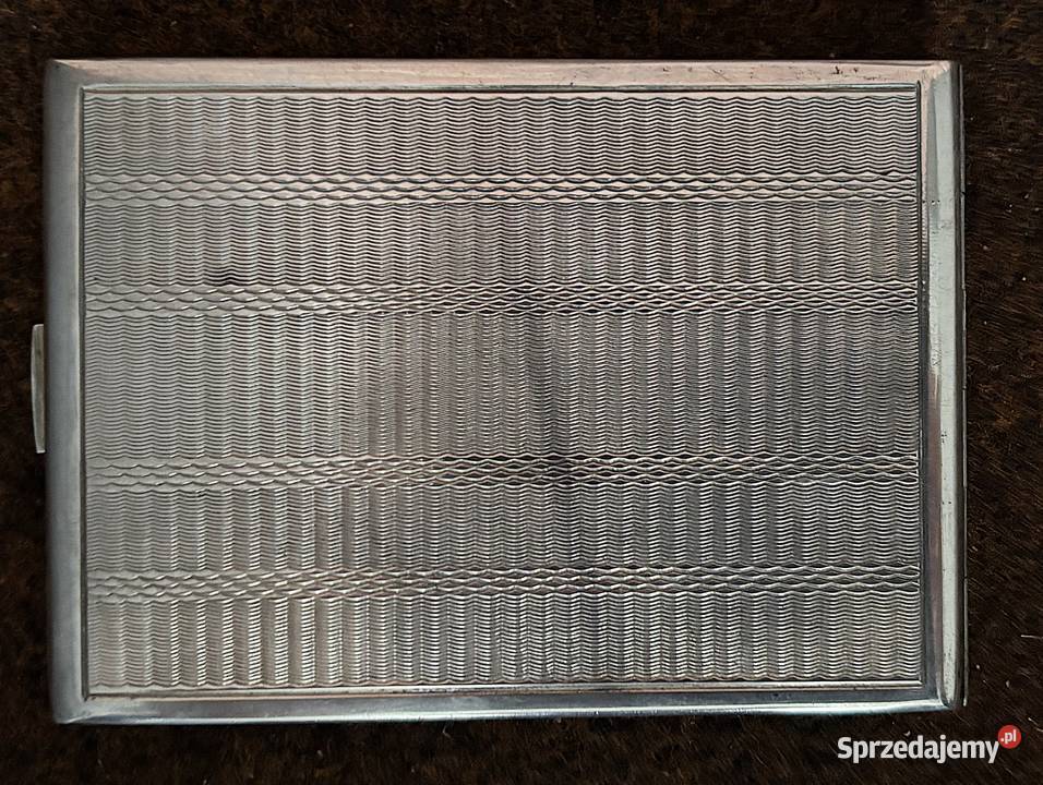 Stara srebrna papierośnica sprzedam