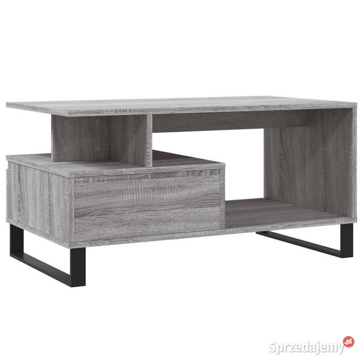 Stolik kawowy szary dąb sonoma 90x49x45 mazowieckie Warszawa