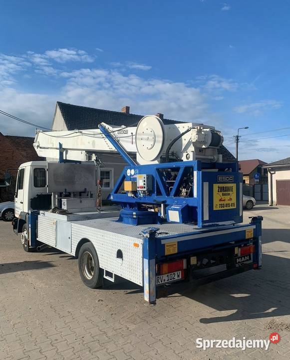 Żuraw Ciesielski dźwig dekarski Klaas K 2834 Rok produkcji 1999 wielkopolskie Kiełczewo