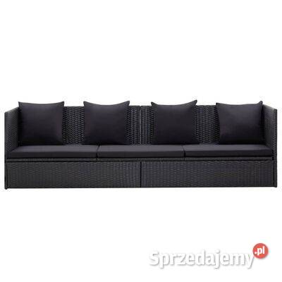 vidaXL Sofa ogrodowa z poduszkami polirattan Warszawa sprzedam
