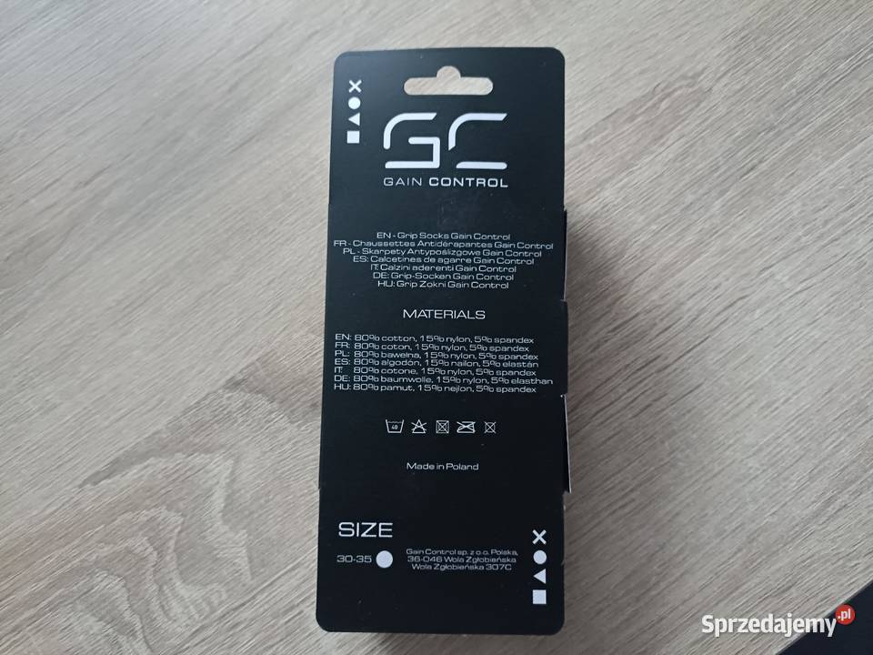 Skarpety piłkarskie antypoślizgowe Gain Control