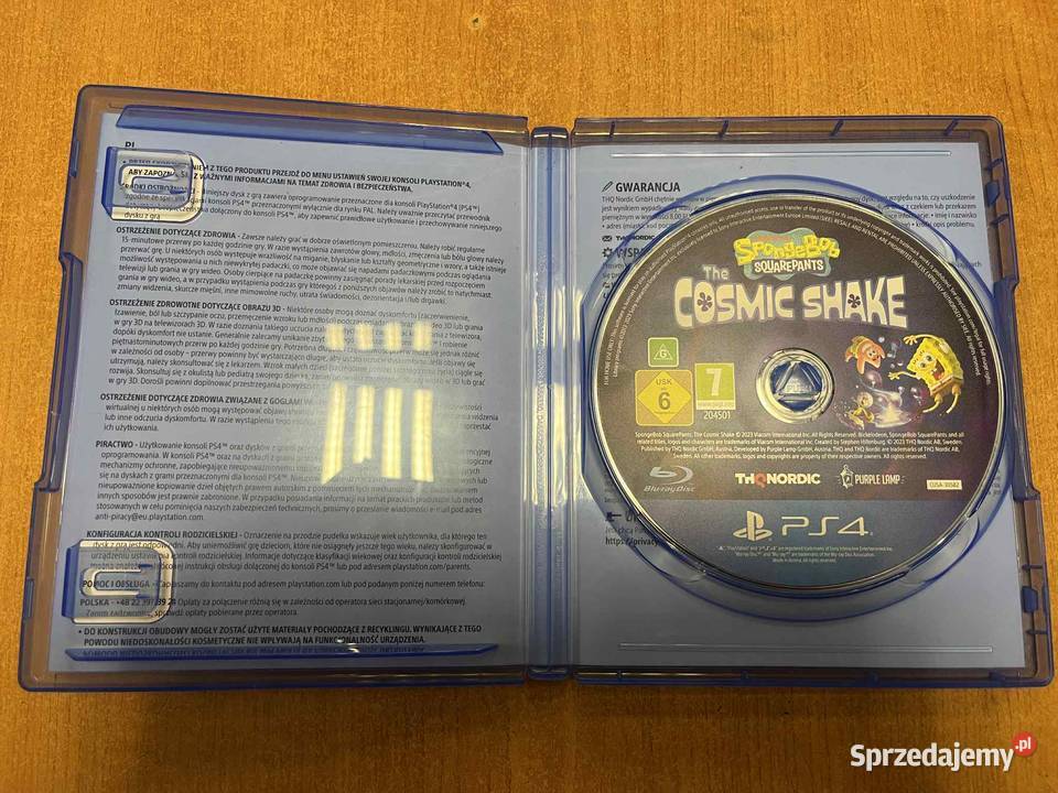SpongeBob SquarePants The Cosmic Shake Sony warmińsko-mazurskie sprzedam