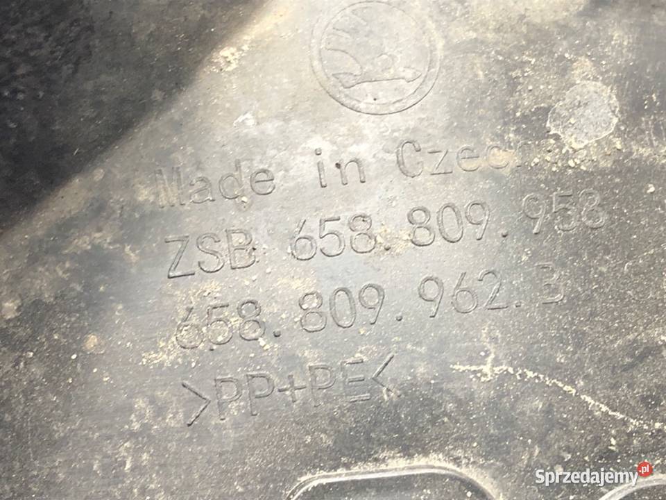 NADKOLE PRAWY PRZÓD SKODA KAMIQ 658809962D osobowe podkarpackie