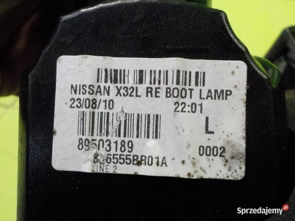 NISSAN QASHQAI I J10 15 DCI 10r 5D lampa lewa mazowieckie Suków sprzedam