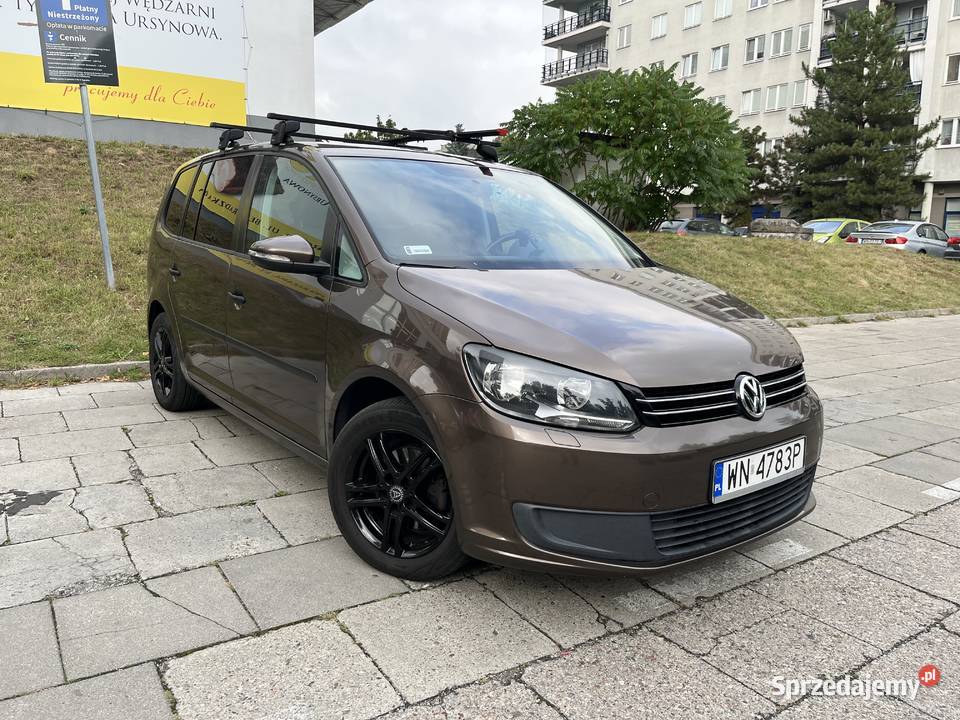 Volkswagen Touran 16 TDI 2013r 206k DSG nieuszkodzony mazowieckie Warszawa sprzedam