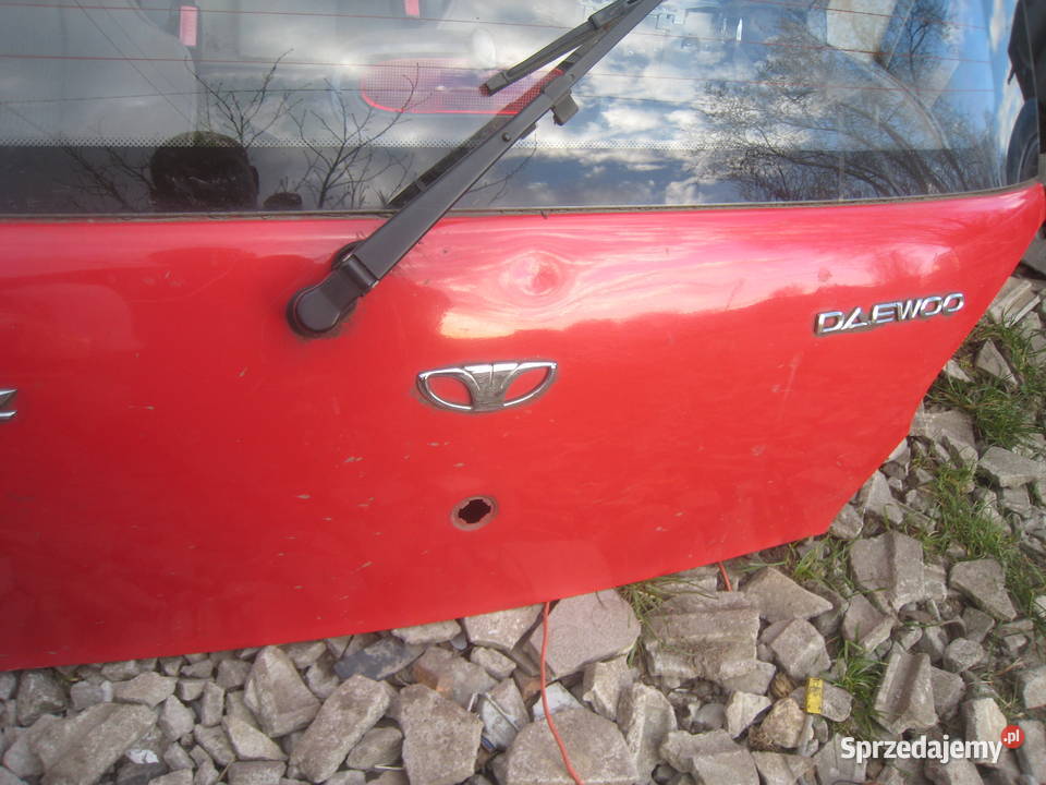 Klapa tylna bagażnika Daewoo Matiz czerwona 73l Klapy bagażnika małopolskie Kraków sprzedam