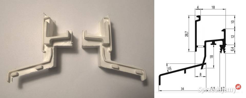 Zakończenia okapnika okiennego różne rodzaje Bydgoszcz