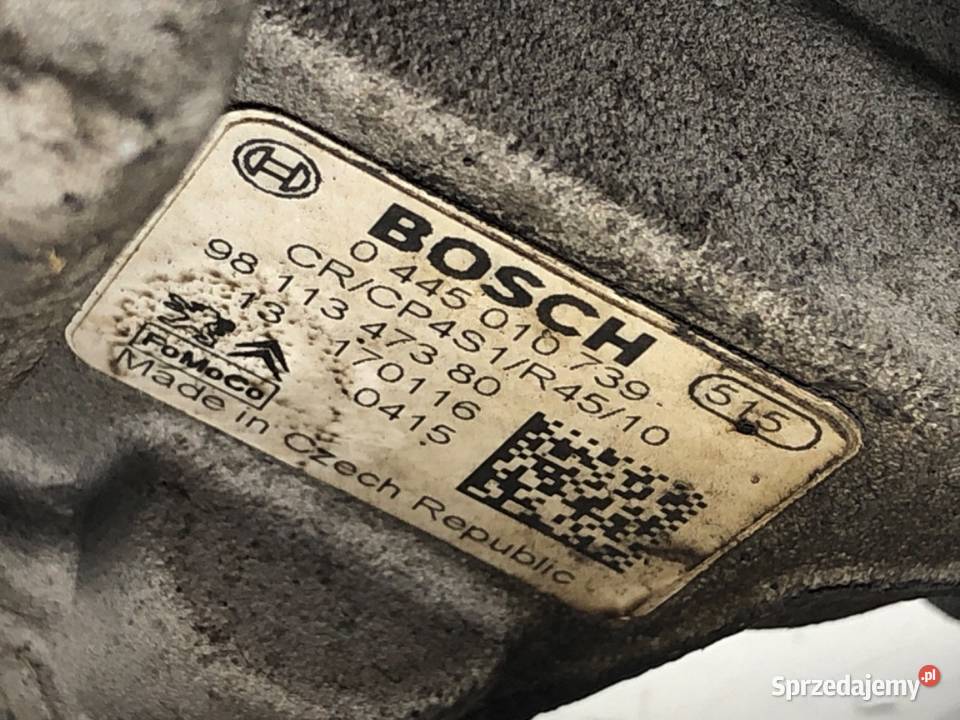 POMPA WYSOKIEGO CIŚNIENIA CITROEN C4 PICASSO II