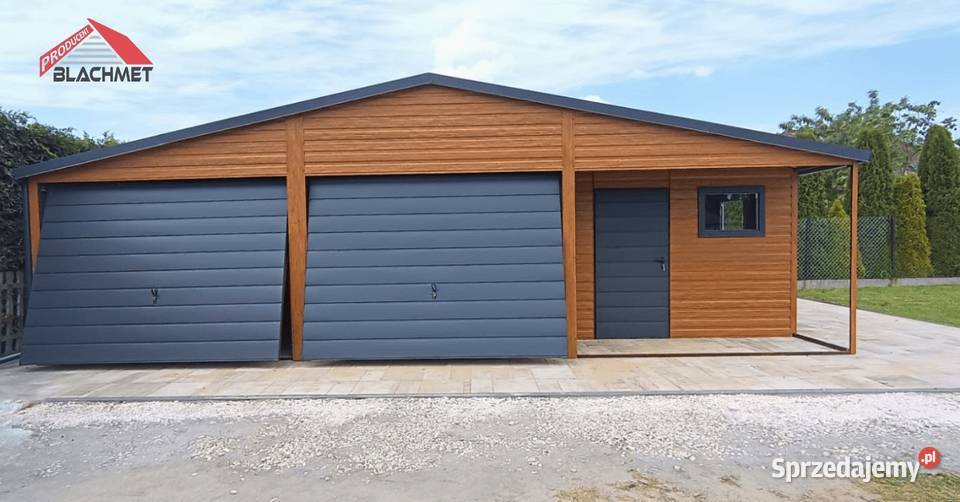 Garaż Blaszany 8x6 z wnęką pomieszczenie Rzeszów