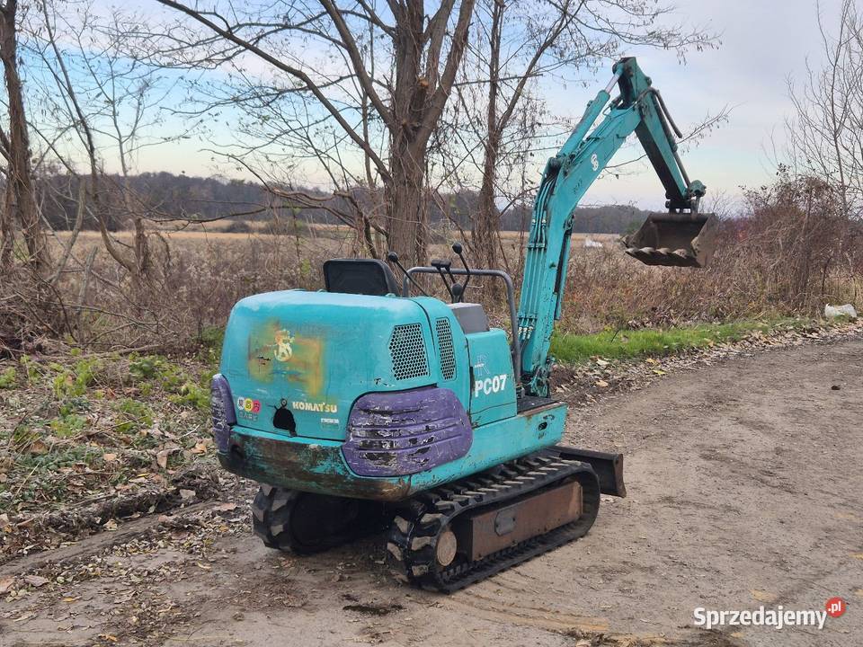 Koparka KOMATSU PC07 Małuszyn sprzedam