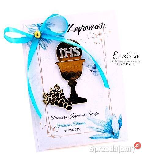Zaproszenia z okazji I Komunii Św Zielona Góra sprzedam