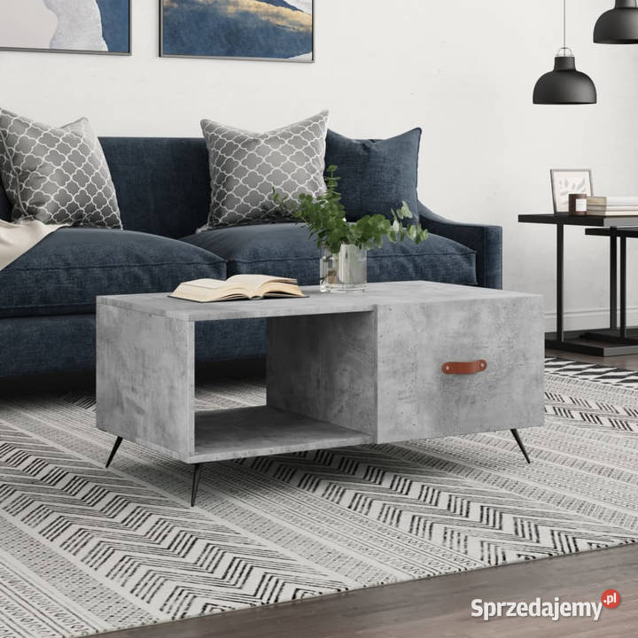Stolik kawowy szarość betonu 90x50x40 WM829184 Warszawa