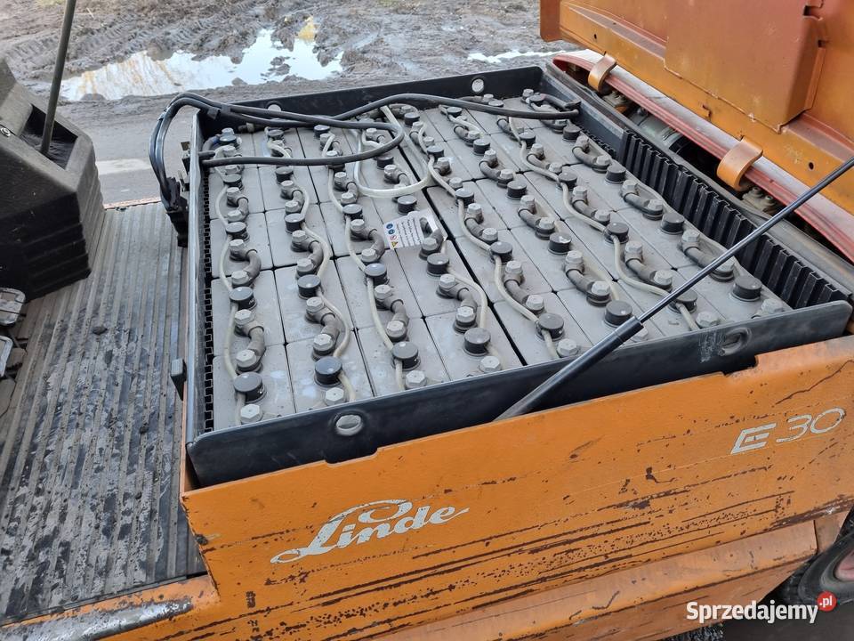 Wózek widłowy Linde E30 elektyczny elektryczny wielkopolskie Lwówek