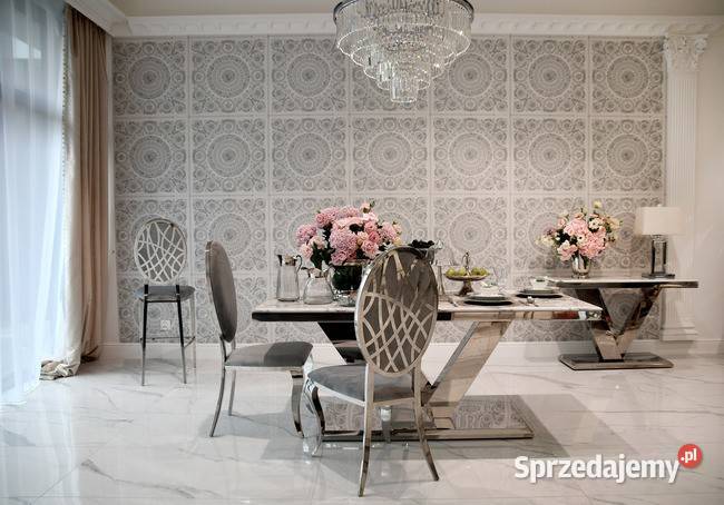 Hoker glamour szary na srebrnych nogach Warszawa sprzedam