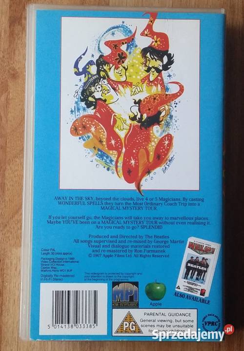 The Beatles Magical Mistery Tour kaseta VHS Kraków sprzedam