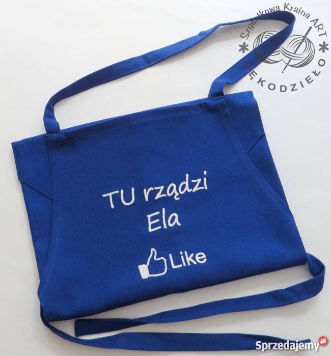 Fartuch z HAFTEM imieniem PREZENT na DZIEŃ BABCI Toruń sprzedam