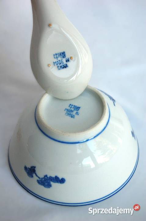 Chińska porcelanowa miska łyżka porcelana ryżowa Lublin