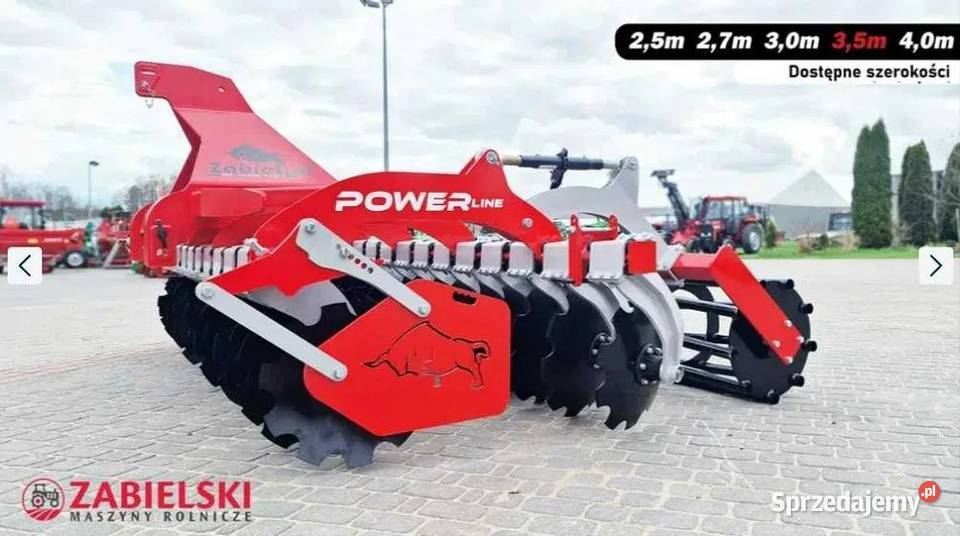 Brona talerzowa Agregat Zabiel 35 m dostawa RATY Warta Bolesławiecka