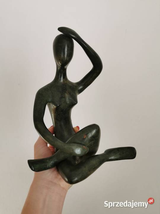 Figura z brązu kobieta Abstrakcyjna figurka z Rzeszów sprzedam