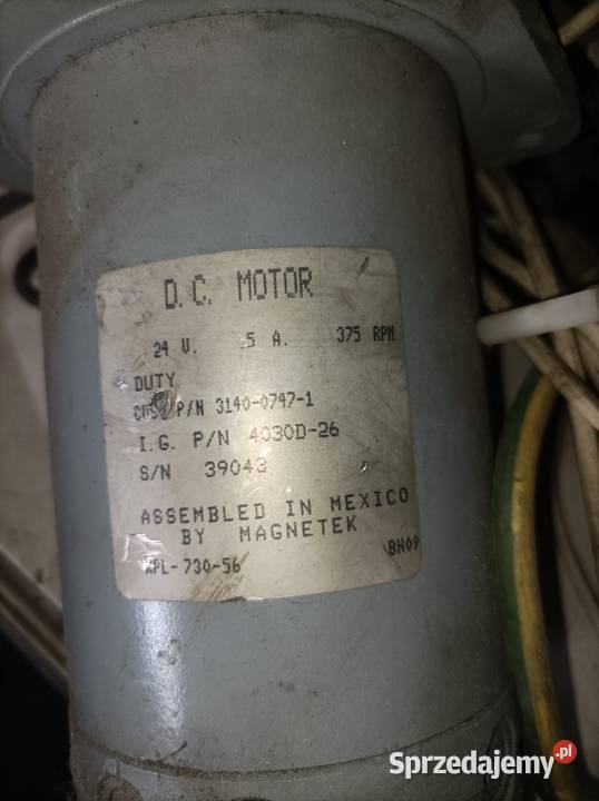 silnik Dc 24V 5A obroty 375 Białystok