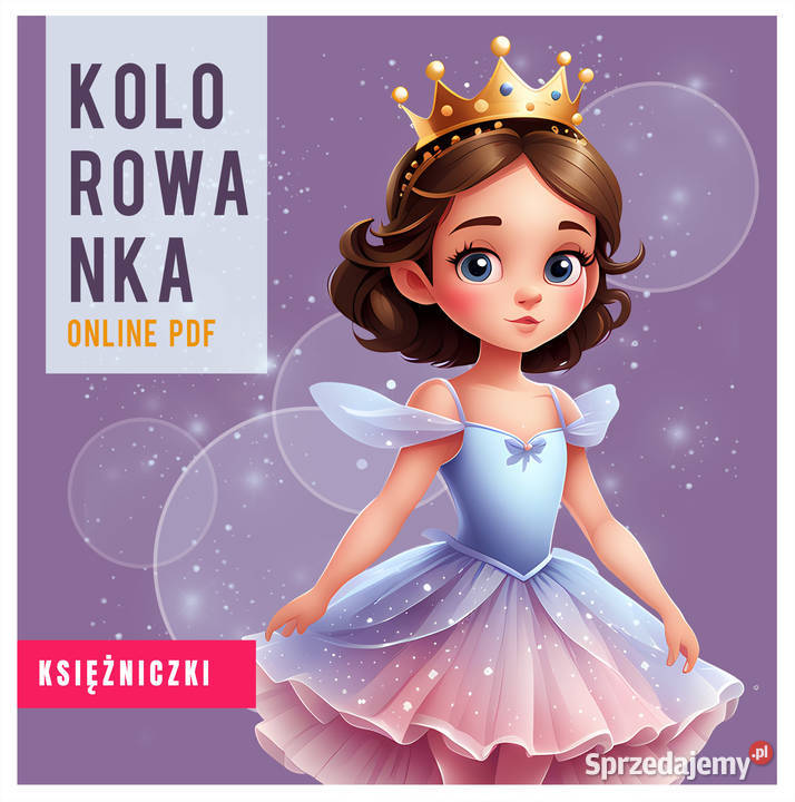 Kolorowanki Dziewczynek do druku z księżniczkami Dla Dziecka sprzedam
