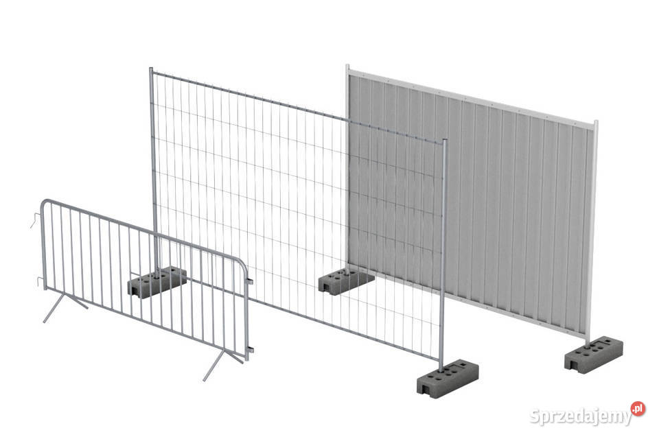 Barierka Przenośna Tymczasowa Eventowa Ochronna Ogrodzenia i bramy
