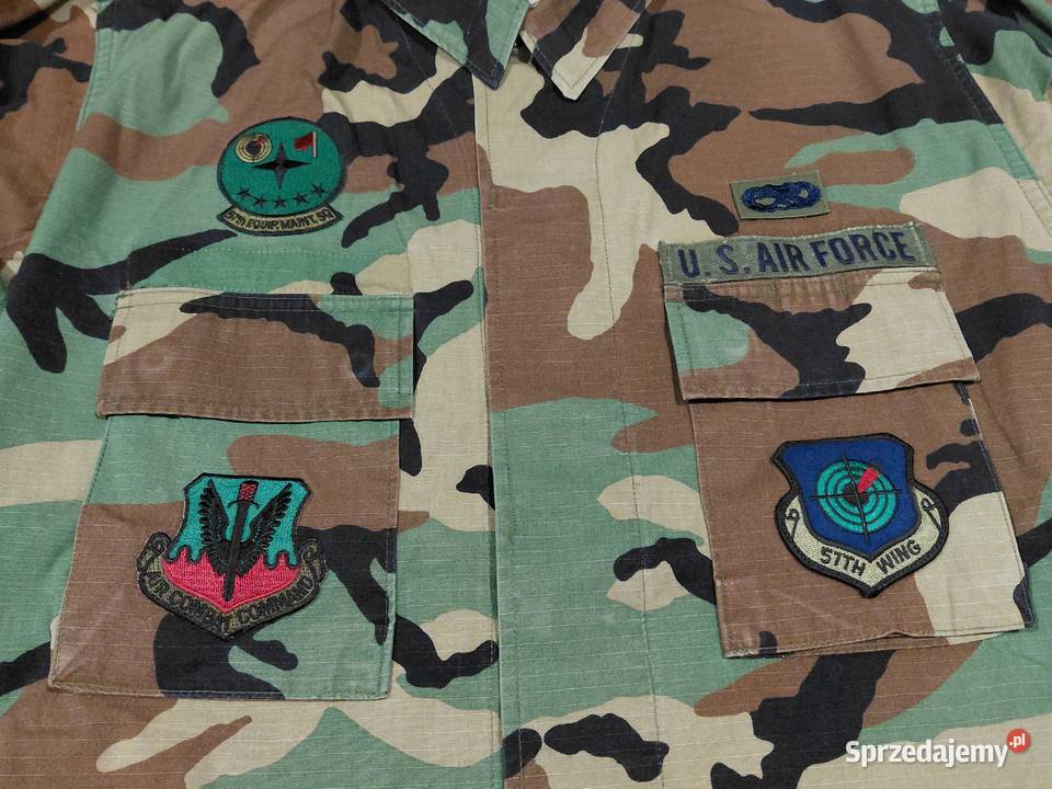 Bluza BDU USAF woodland large regular ripstop Wrocław