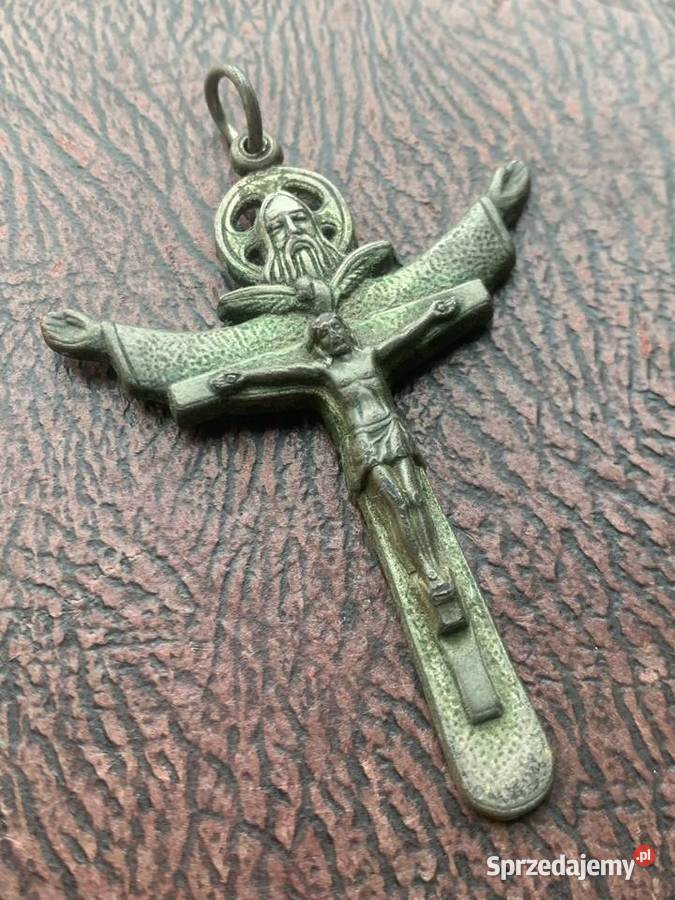 Niespotykany krzyżyk na szyję sygnowany Łowicz