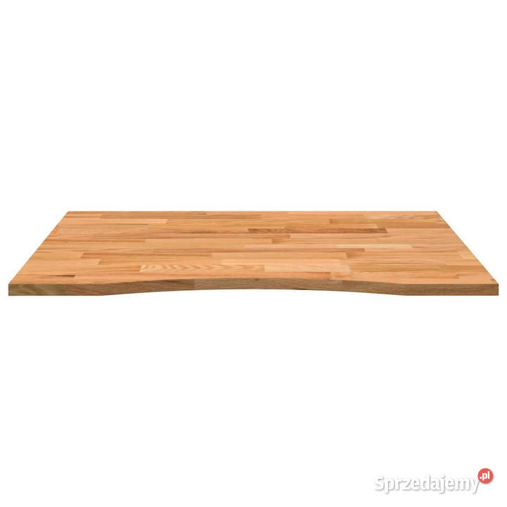 Blat biurka jasnobrązowy 100x80x25 lite drewno Warszawa sprzedam