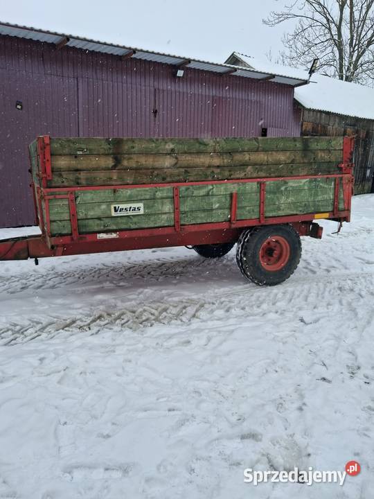 Przyczepa wywrotka Vestas lubelskie Żółkiewka-Osada