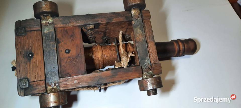 Model angielskiej armaty morskiej z XVIII wieku Militaria Warszawa