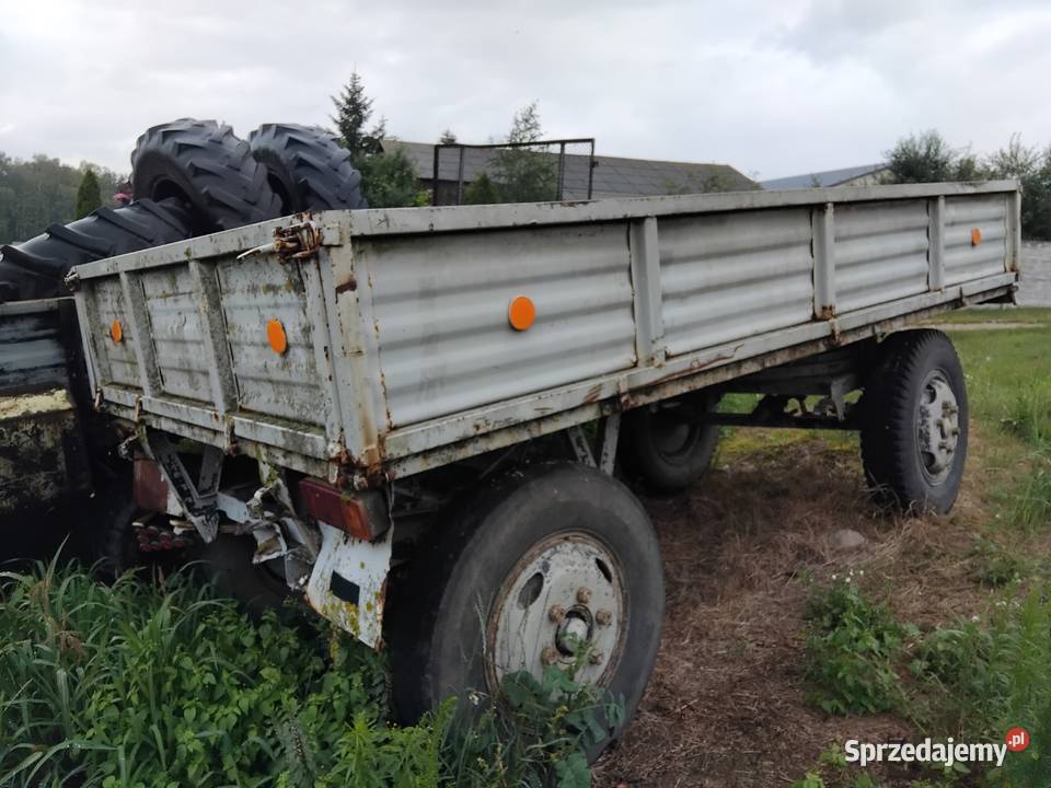 Przyczepa wywrotka d35beczka do wody transport nieuszkodzony Bełchatów