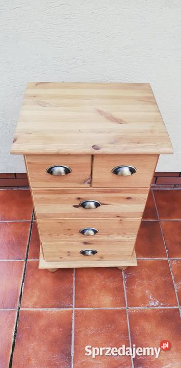 Szafka nocna stolik komoda apteczna drewniana Szafy, regały, półki Sulbiny