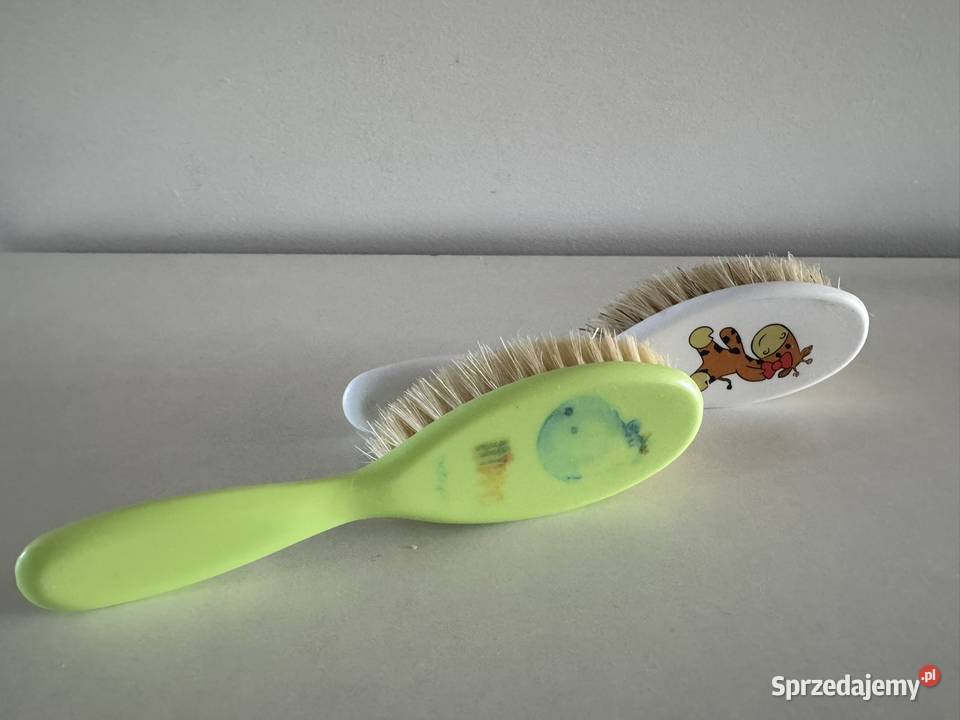 Zestaw 2 niemowlęcych szczotek do włosów Babyono Poznań