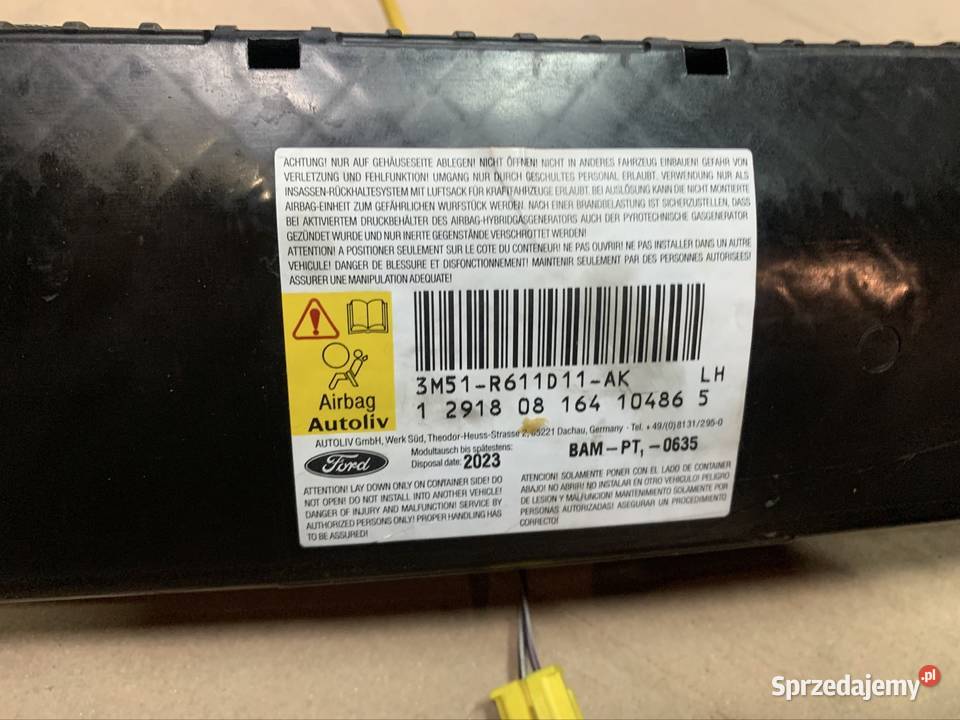 3M51R611D10 poduszka powietrzna fotela siedzenia