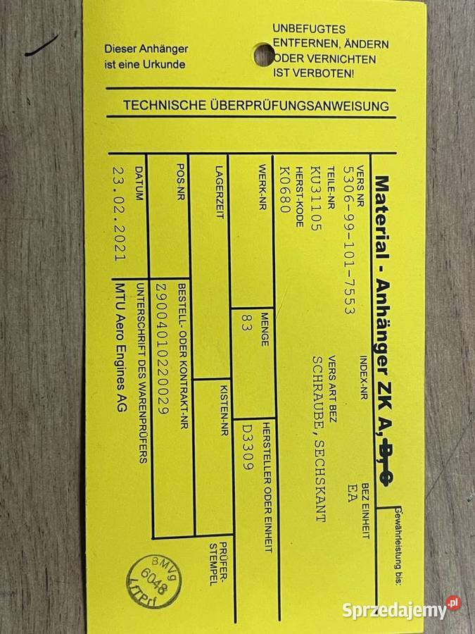 14x20 Śruba calowa gwint UNF drobnozwojowy ocynk Rydułtowy