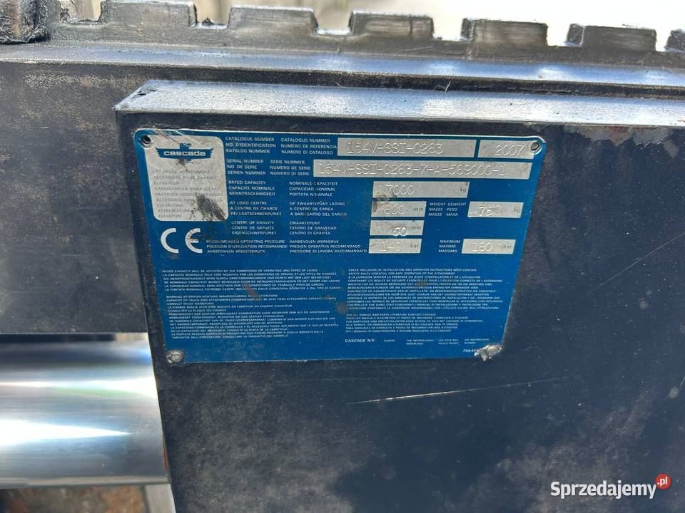 Wózek widłowy Hyster 550 Diesel 5500 x 600 mm Wózki widłowe Ostrów Wielkopolski