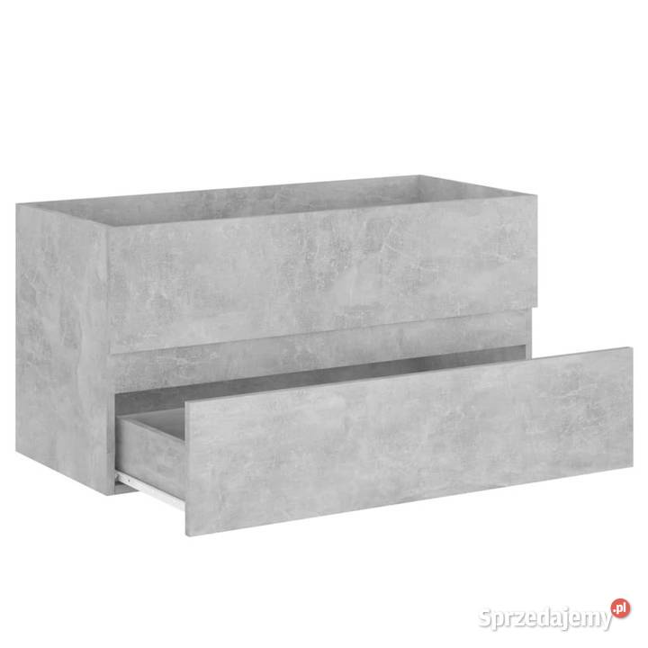 Szafka pod umywalkę szarość betonu 90x385x45 Warszawa