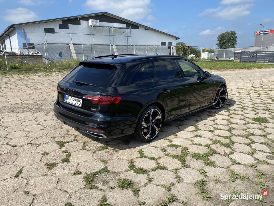 Audi A4 S line black edition 20 benzyna 265 podlaskie Łomża